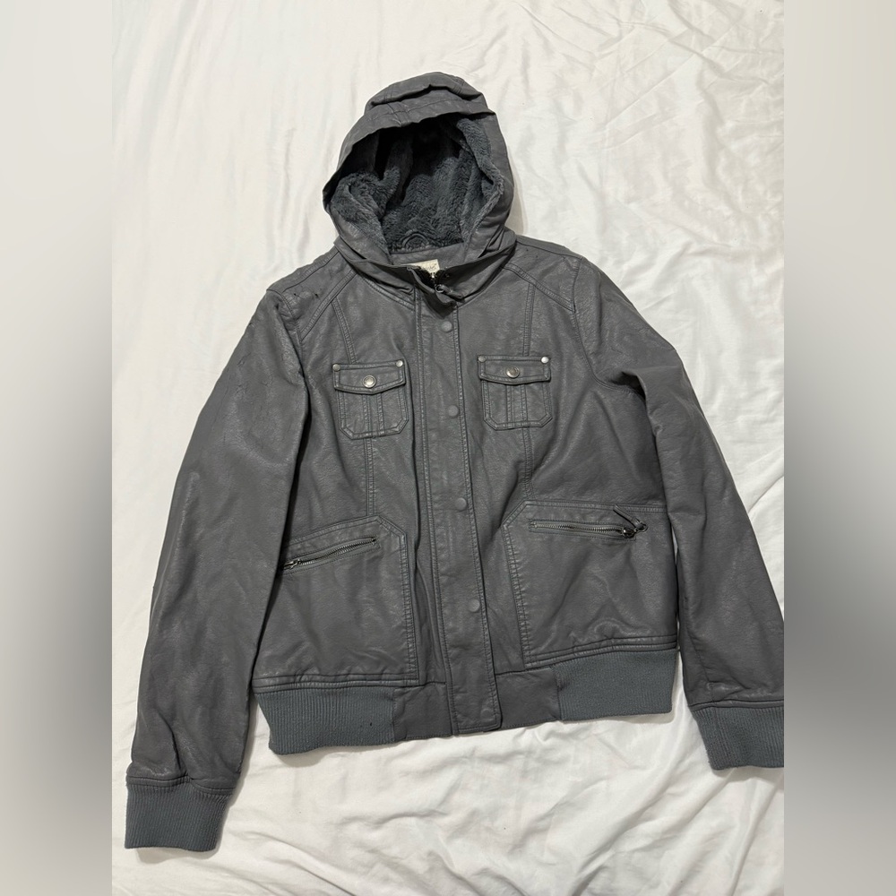 Empyre Charcoal Hooded Jacket